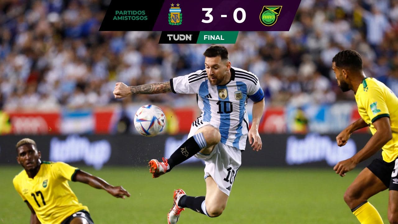 Messi hace doblete en triunfo de Argentina, que llegó a 35 juegos invicta