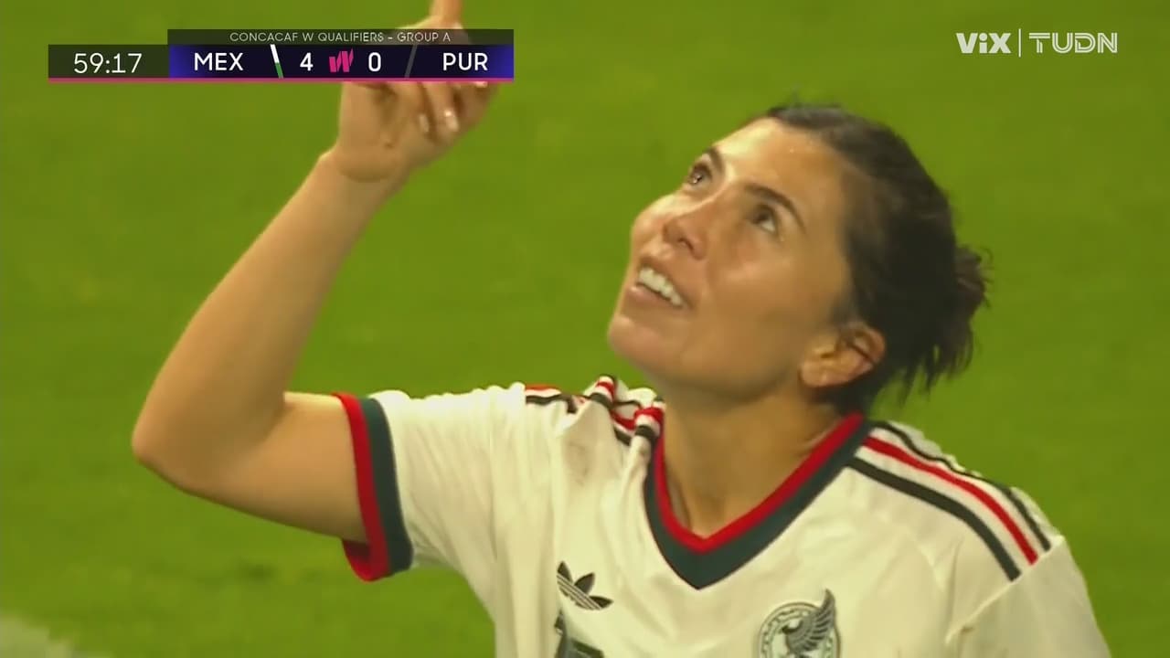 ¡Llega el cuarto! Kiana Palacios barre y empuja el balón a las redes