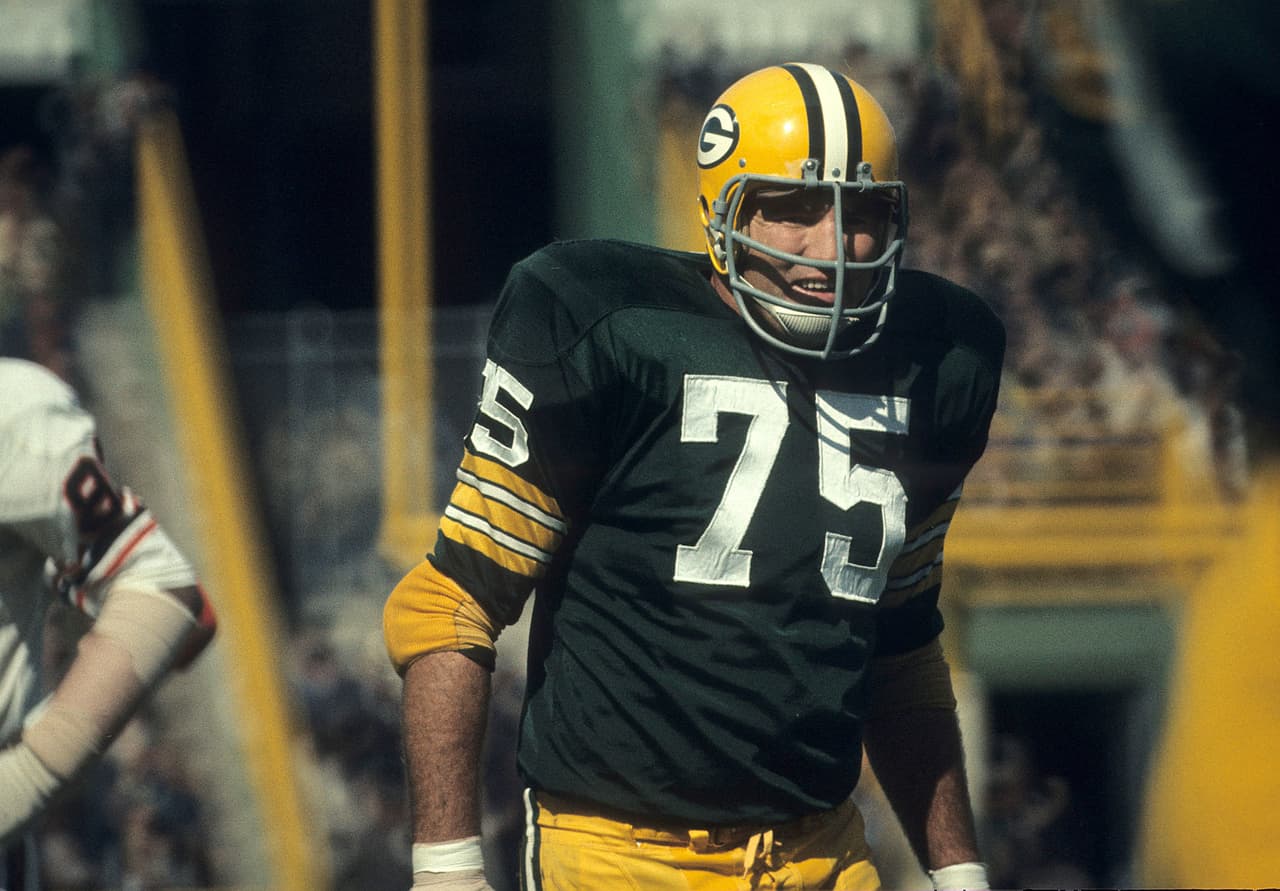 Tackle ofensivo - Forrest Gregg (Green Bay Packers) [Super Bowls I (Ganador), II (Ganador)]