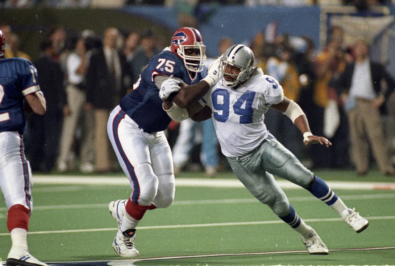 Ala defensivo - Charles Haley (San Francisco 49ers) [Super Bowls XXIII (Ganador), XXIV (Ganador)] (Dallas Cowboys) [Super Bowls XXVII (Ganador), XXVIII (Ganador), XXX (Ganador)]