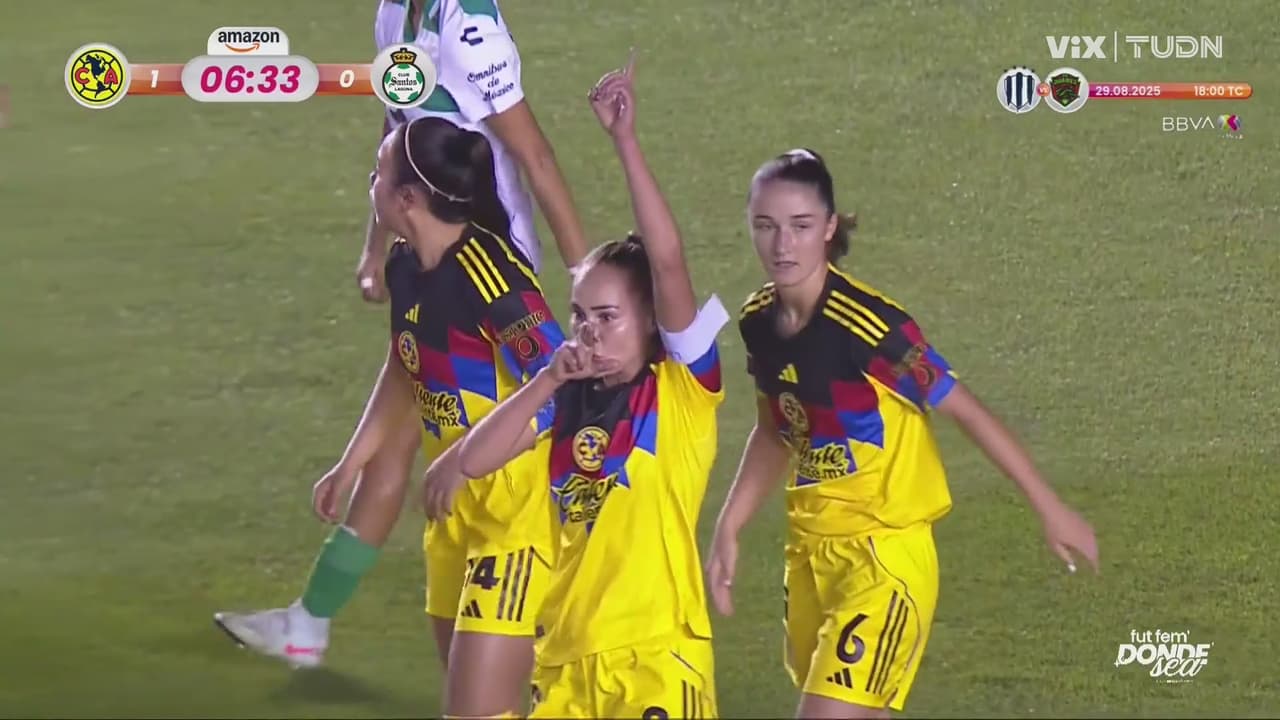 ¡Irene Guerrero mueve el marcador! El primero del América