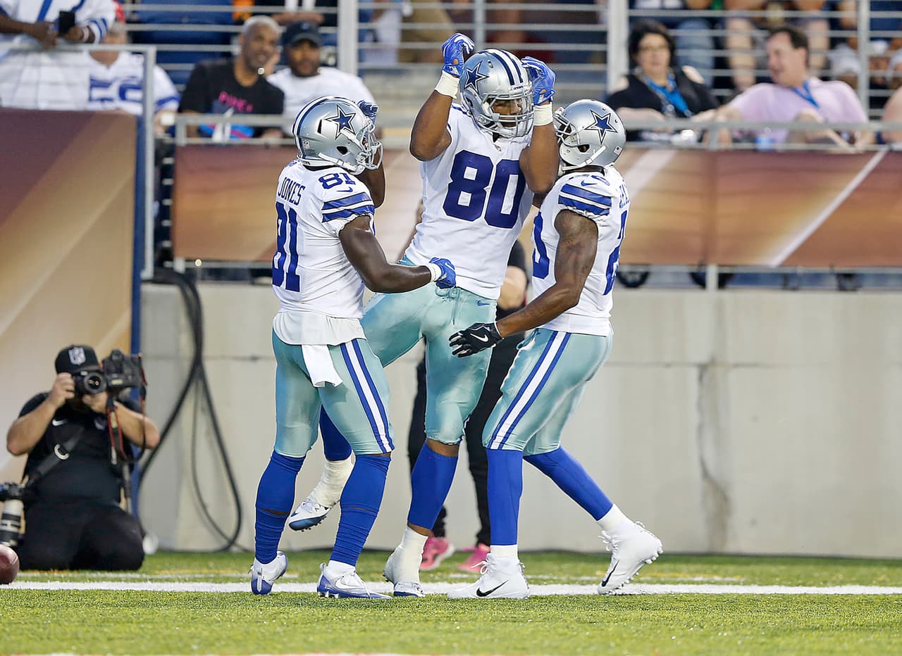 Rico Gathers espera convertirse en un TE estrella con los Dallas Cowboys.