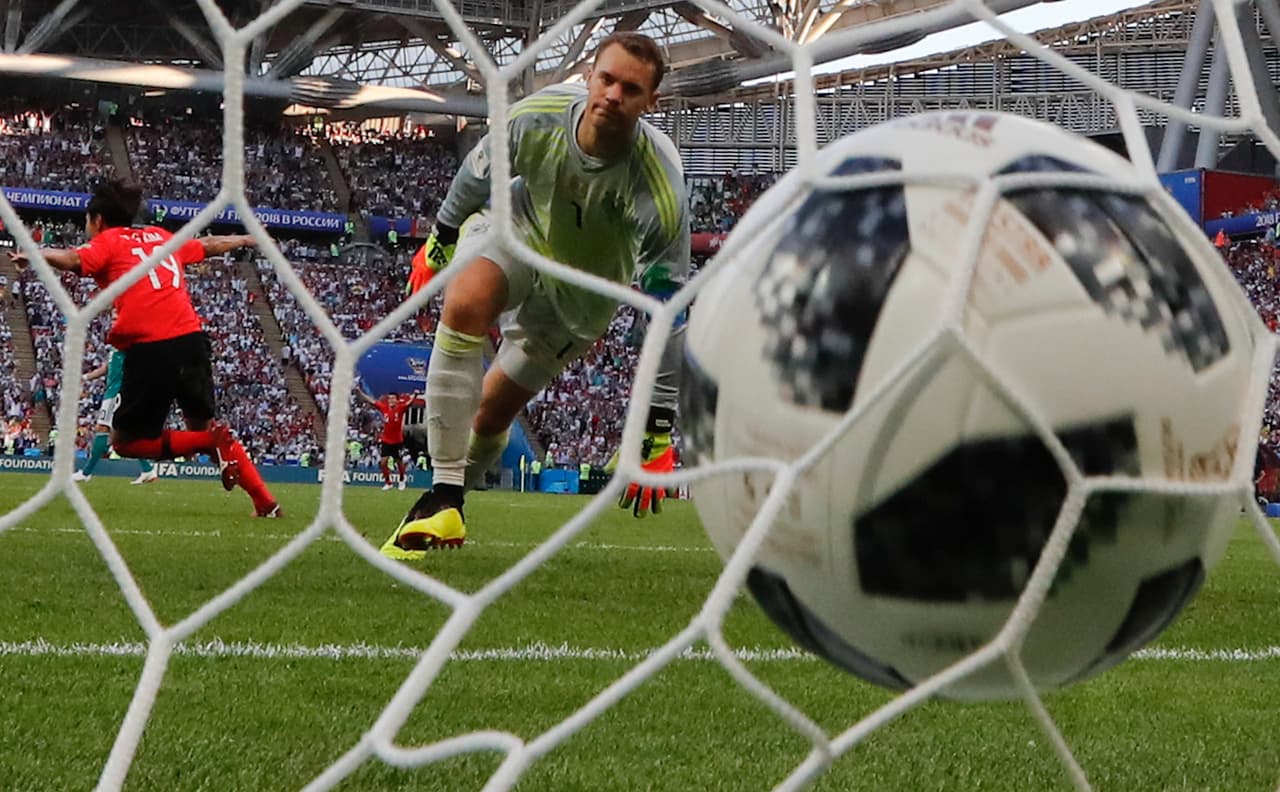 109.-Young-Min Son (Corea del Sur) al minuto 90. Alemania 0-1 Corea del Sur.