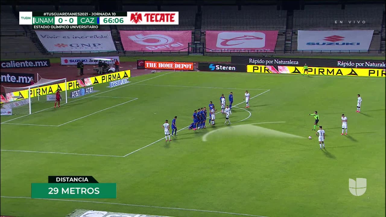 ¡TIRO ATAJADO! disparo por Juan Ignacio Dinenno.