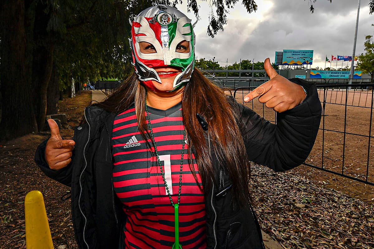 Esta fanática mexicana está lista para apoyar al Tri Femenil en la Final del Mundial Sub-17 contra España.
