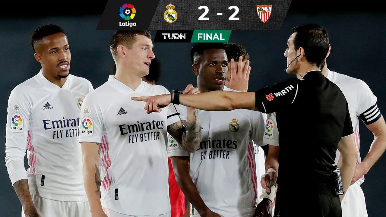 Real Madrid empata ante Sevilla y se le escapa el liderato