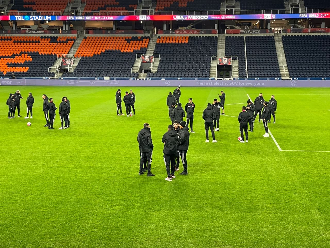 Con equipo completo, México ya pisó el TQL Stadium