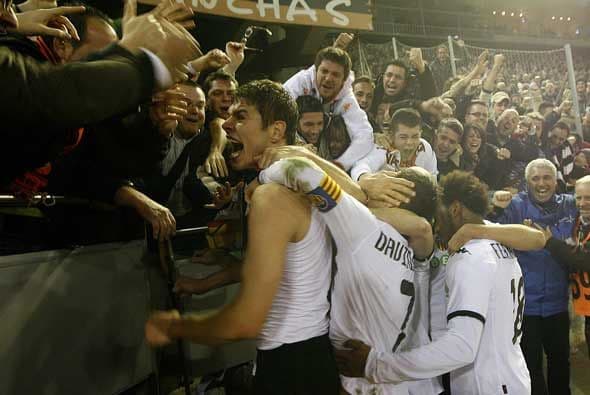 En tiempo de descuento Zigic marcó el único gol del partido, para darle la victoria a los 'ches'.