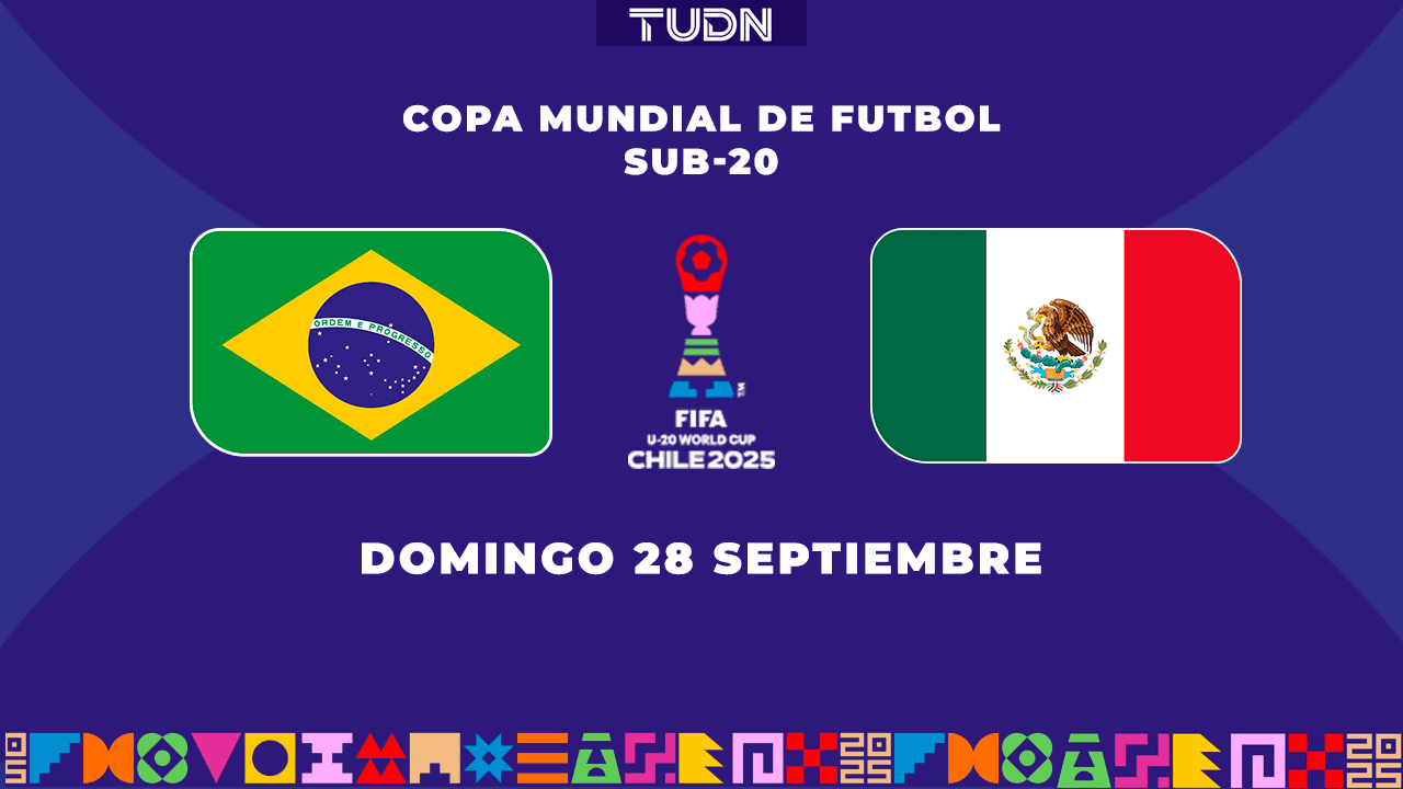 ¡Ilusión juvenil! Así puedes ver Brasil vs. México del Mundial Sub-20