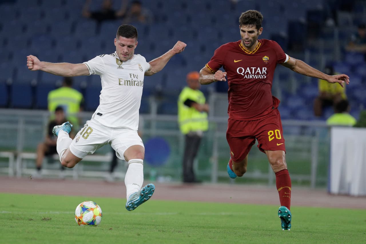 Luka Jovic tuvo minutos de juego con el conjunto blanco.