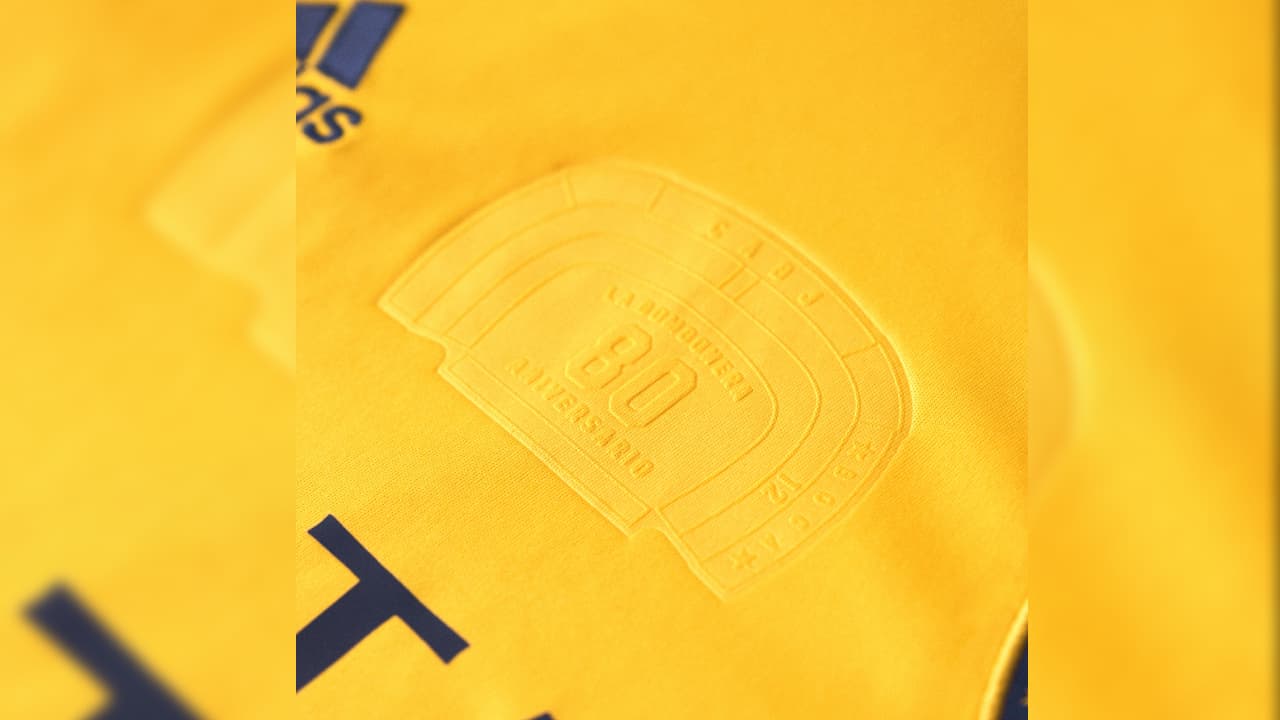 Así luce la nueva piel de Boca Juniors | El jersey rinde homenaje a La Bombonera por su 80 aniversario.