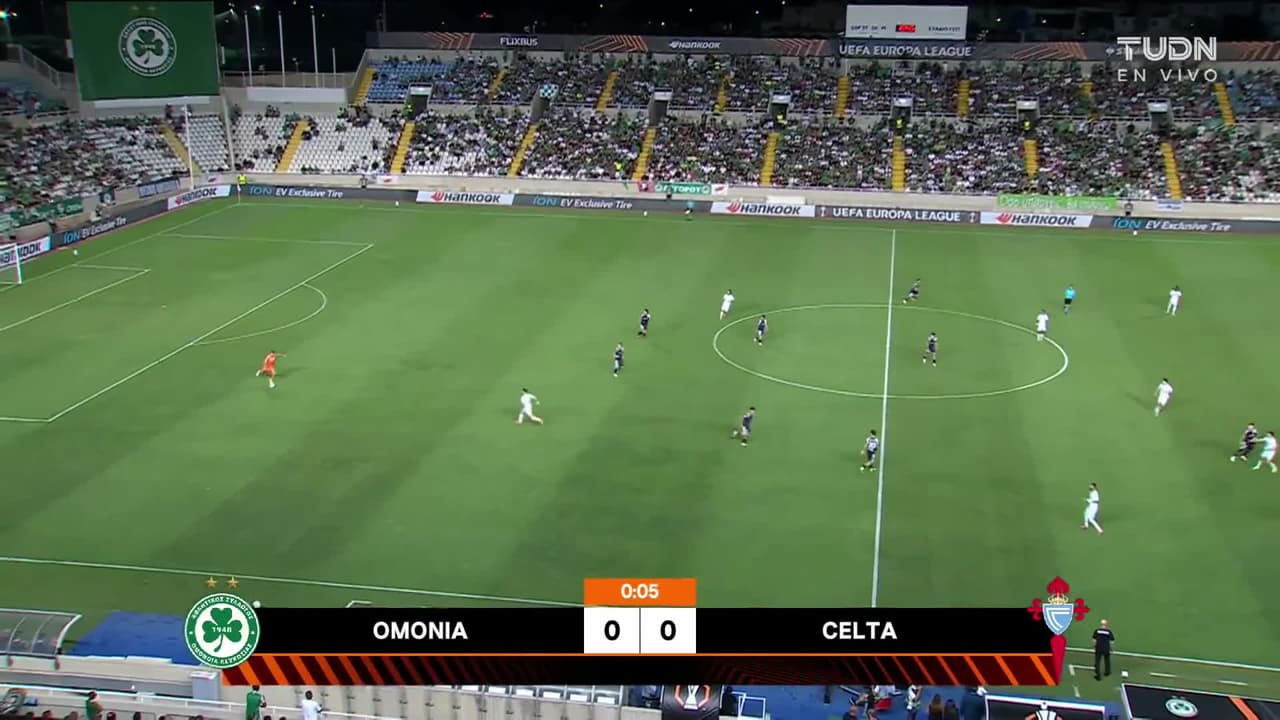 ¡Inicia el partido! Omonia vs Celta de Vigo de la UEFA Europa League