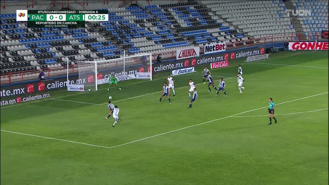 ¡TIRO ATAJADO! disparo por Víctor Malcorra.