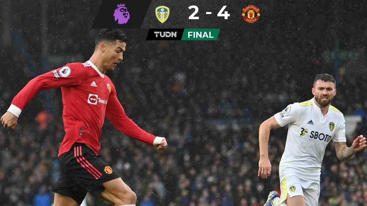 El Manchester United de Cristiano vence al Leeds en un partidazo