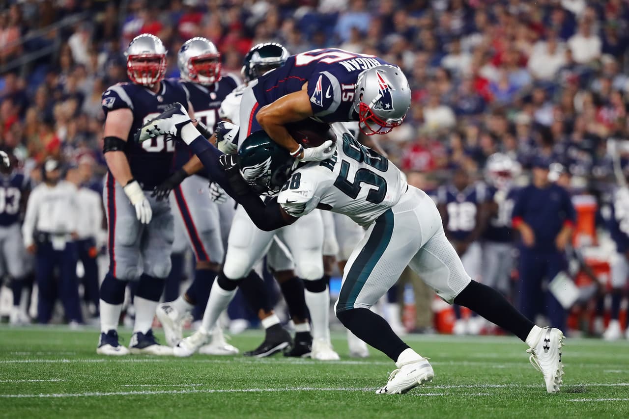 Patriots vs Eagles - Semana 11 l La reedición del Superbowl de 2017 enfrentará a los dos últimos campeones de la NFL. Interesante cómo resuelve Brady sin Gronkowski este año y si Wentz tiene todo para triunfar en Philadelphia.