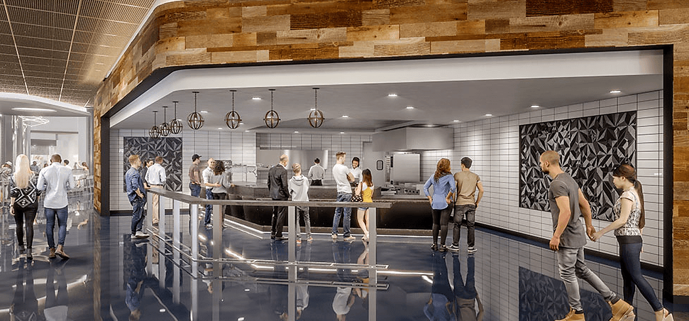 Concesiones para comida de todo tipo.