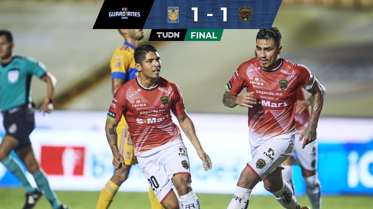 Bravos de Juárez le sacó el empate a Tigres en Jornada 15 del Guardianes 2020