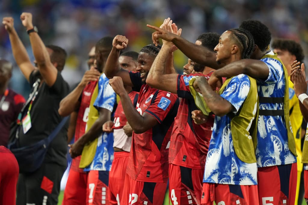 Las mejores imágenes del partido de Uruguay contra Cabo Verde en la Copa Mundial
