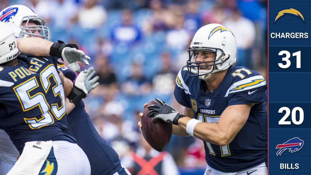 Un Rivers perfecto guió el triunfo de los Chargers en Buffalo