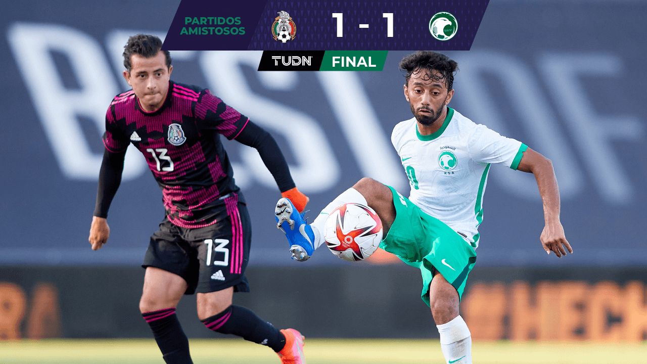 El Tri empata con Arabia Saudita rumbo a los Juegos Olímpicos de Tokyo 2020