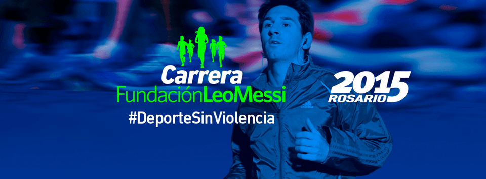 En el 2015 la Fundación de Lionel Messi lanzó una carrera benéfica cuyo motivo fue el 'Deporte Sin Violencia'.