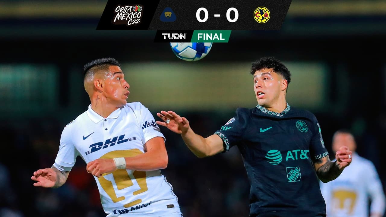 Pumas y América se pelearon con el gol en la Jornada 7 del Grita México C22 de la Liga MX.