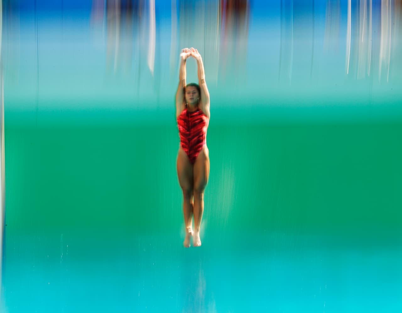 Los clavados iniciaron sus competencias.