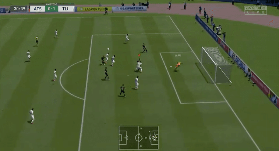 Torres, del Atlas, se enfrentó a González Pírez, de los Xolos, en un buen encuentro de la eLiga MX y empataron 2-2.