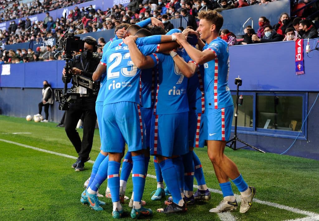 Atlético de Madrid vulve a mostrar lo temible que es su plantilla y vencen al Osasuna 0-3 en el arranque de la jornada 25 del futbol español.