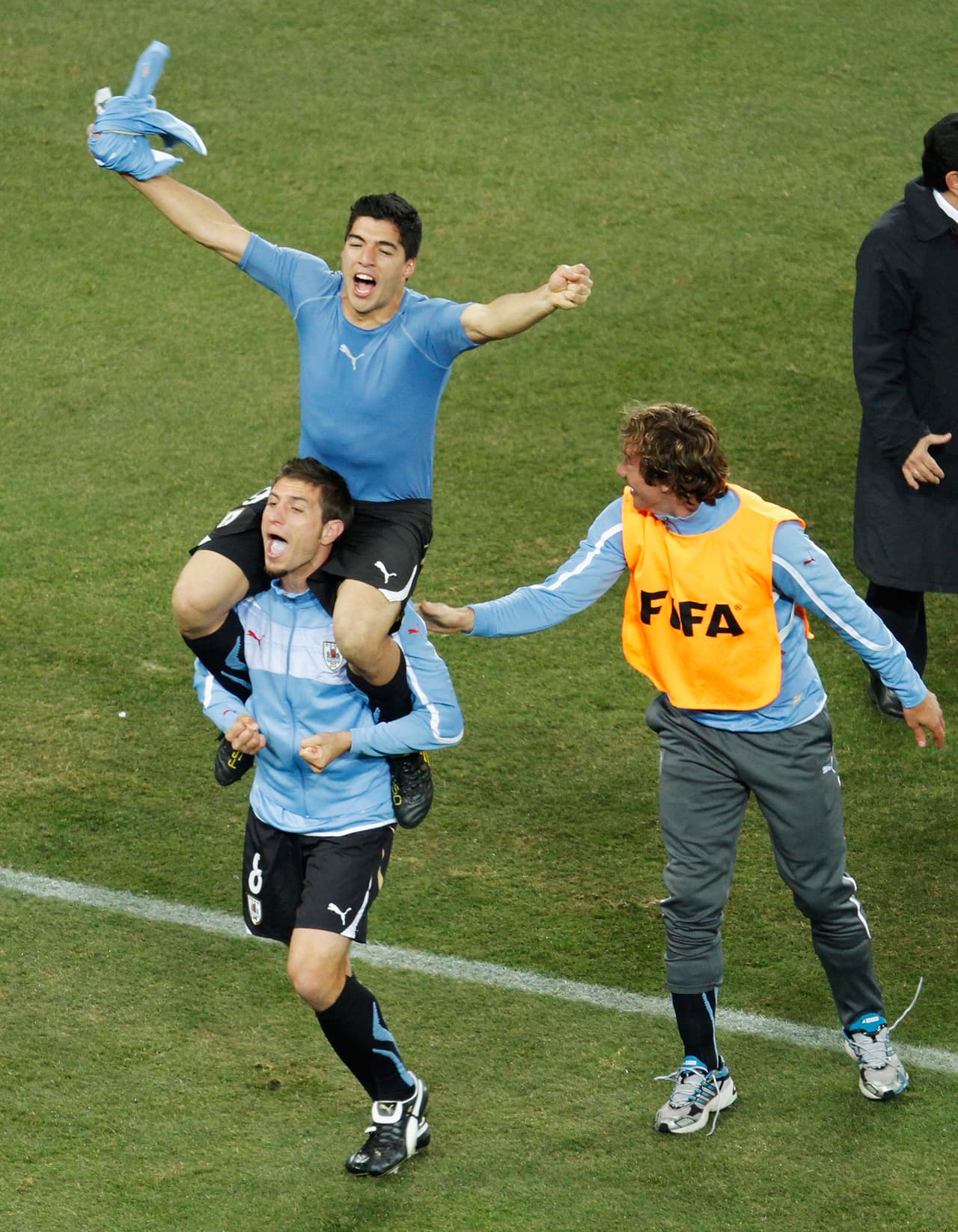 En los penaltis, Uruguay fue mejor y llegó, luego de 40 años, otra vez a la semifinal de un Mundial.