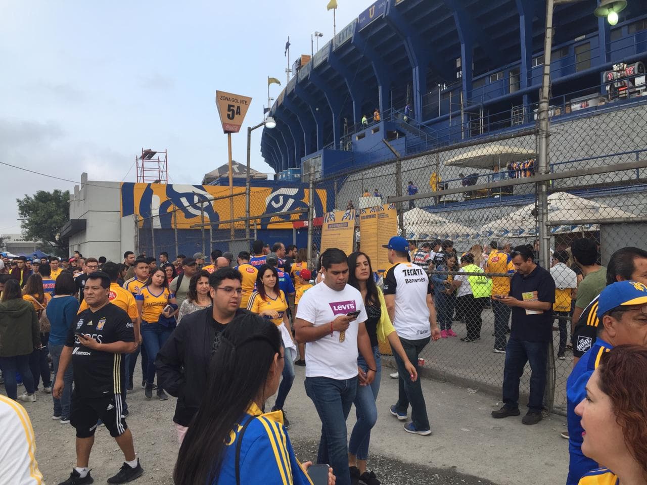 Después del 1-1 en la ida, los fanáticos de Tigres llegan al 'Volcán' para el juego de vuelta de Cuartos de Final del Clausura 2019 contra Pachuca.