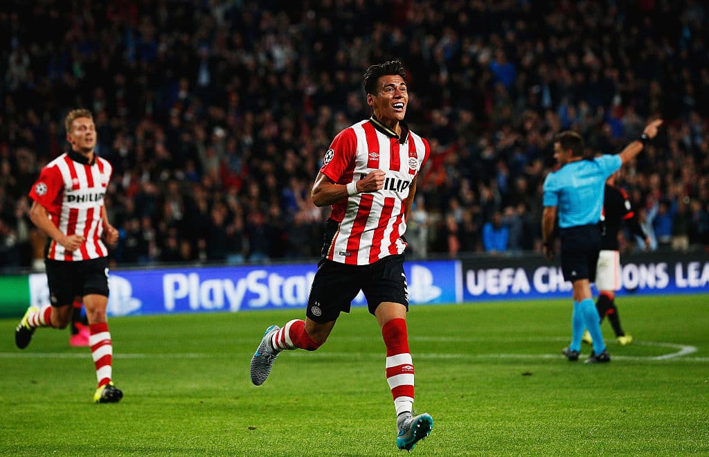14. Héctor Moreno con el PSV Eindhoven: 1 gol