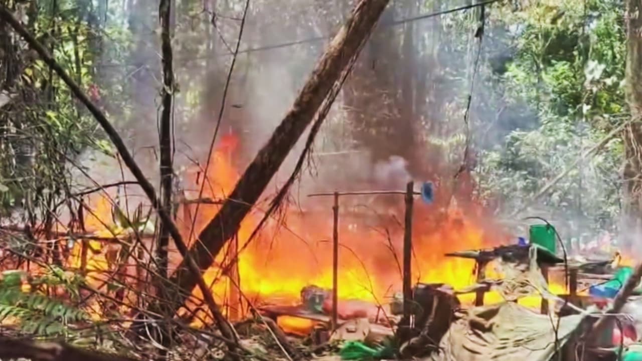 Fuerte golpe para el narcotráfico en Bolivia: Desmantelan dos laboratorios y destruyen casi una tonelada de cocaína