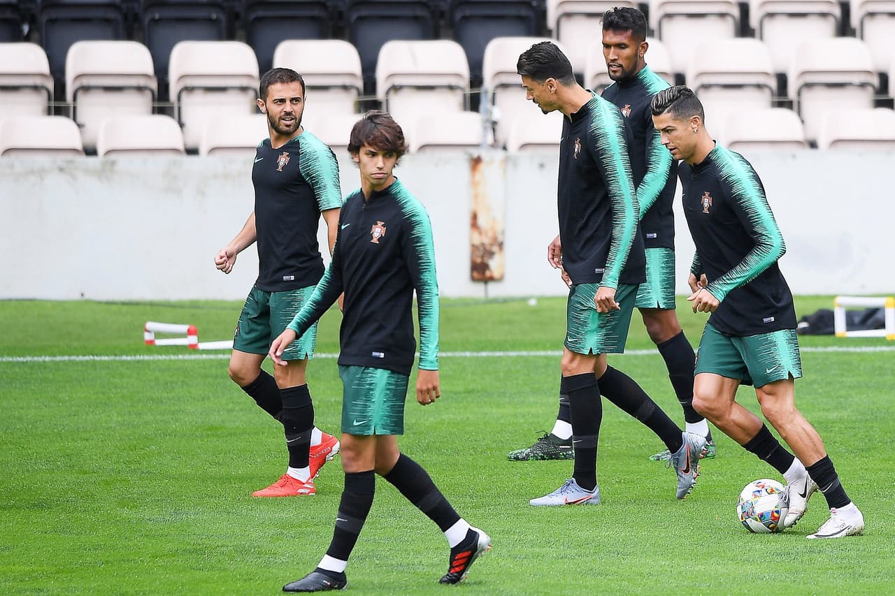 La práctica de Portugal, previo a su duelo contra Suiza en la UEFA Nations League, tuvo a Cristiano Ronaldo como un referente tras su regreso en la lucha del equipo por el torneo europeo.