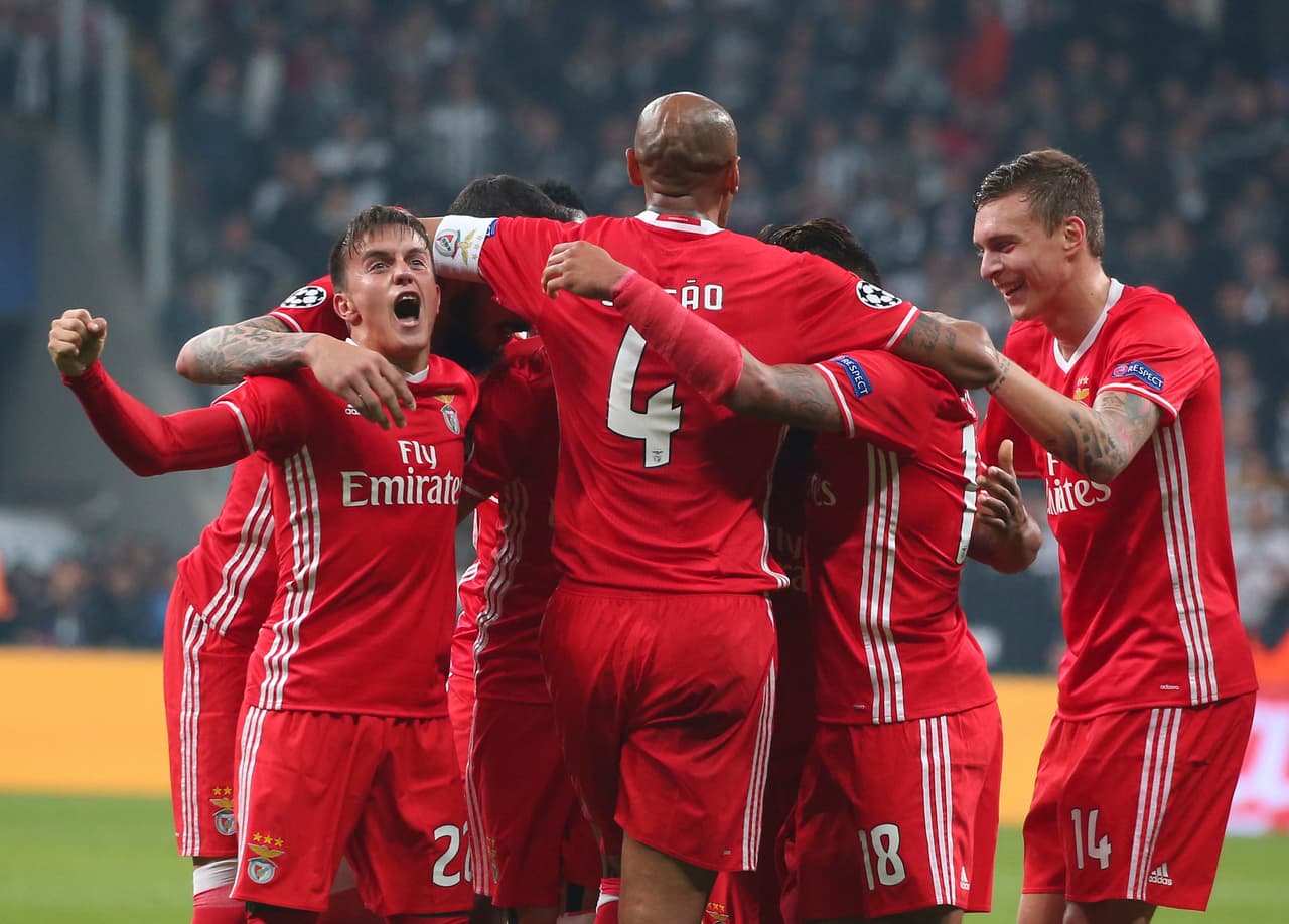 4. Benfica (Portugal): 98 goles en 88 partidos de la Champions League.