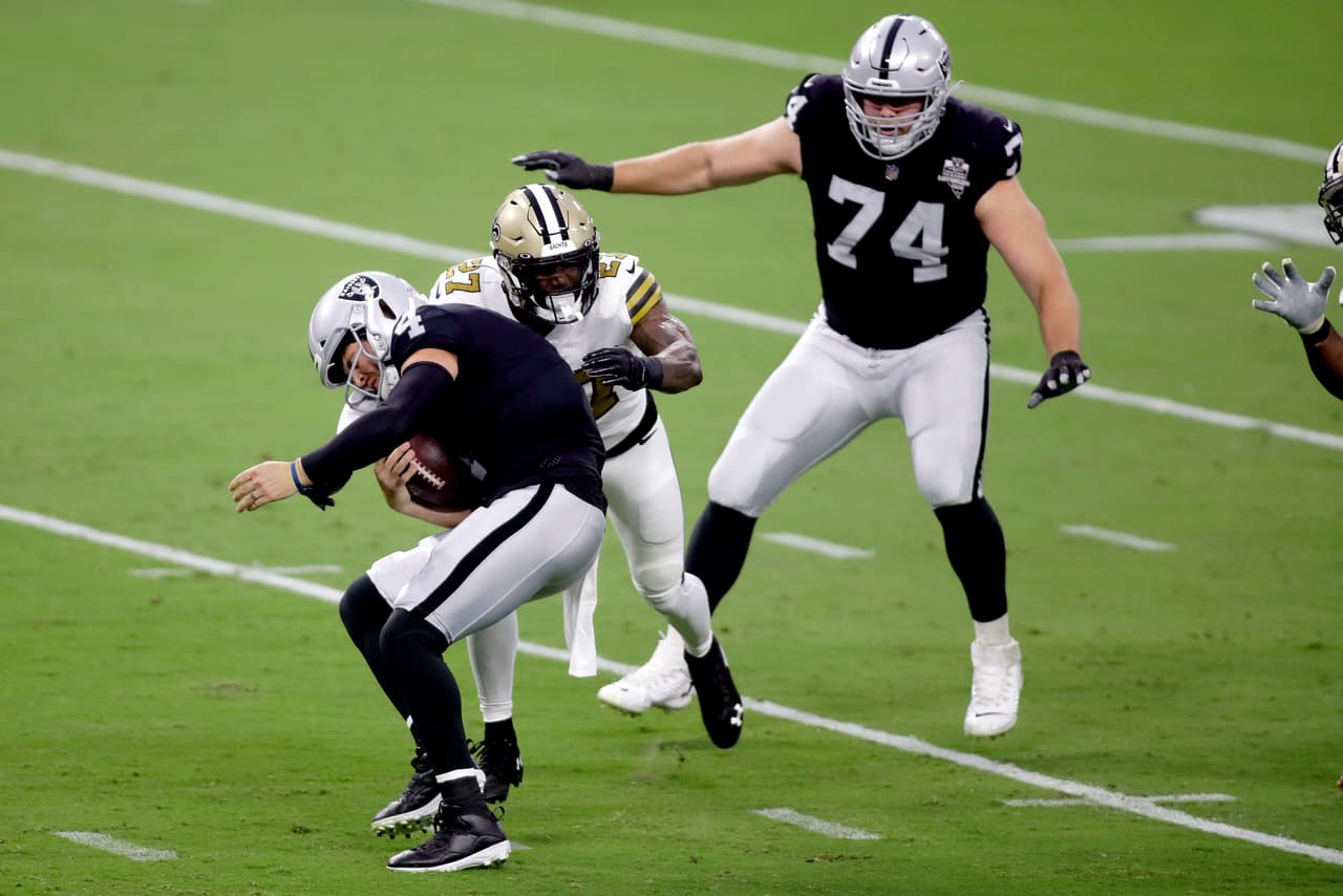 Las Vegas Raiders consiguen llevarse el Monday Night Football frente a los New Orleans Saints con un marcador de 24-34 a favor.