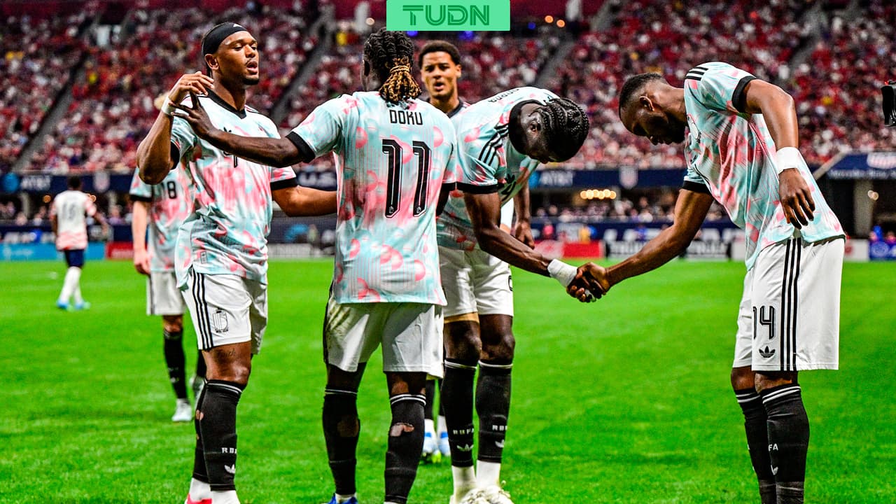 Estados Unidos es goleado por Bélgica que avisa a México