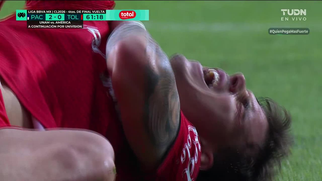 ¡Se prenden las alarmas en Toluca! Franco Rossi abandona el campo por lesión