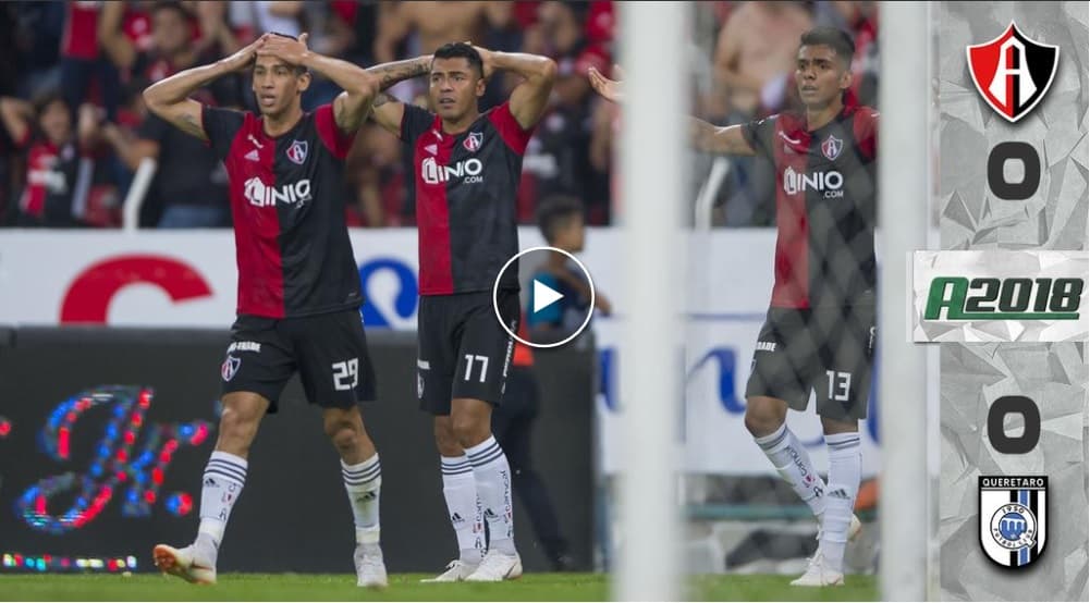 Postes, penal fallado y gol anulado evitan el triunfo de Atlas