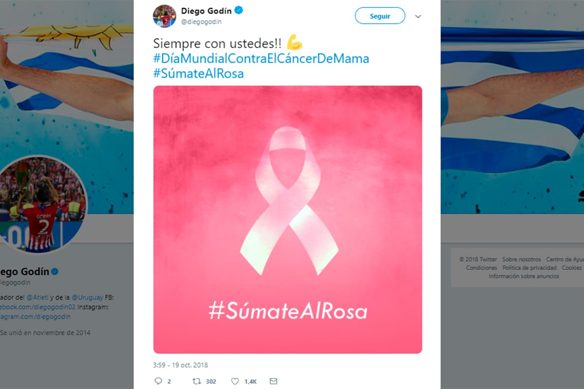 El defensa uruguayo del Atlético de Madrid, Diego Godín.