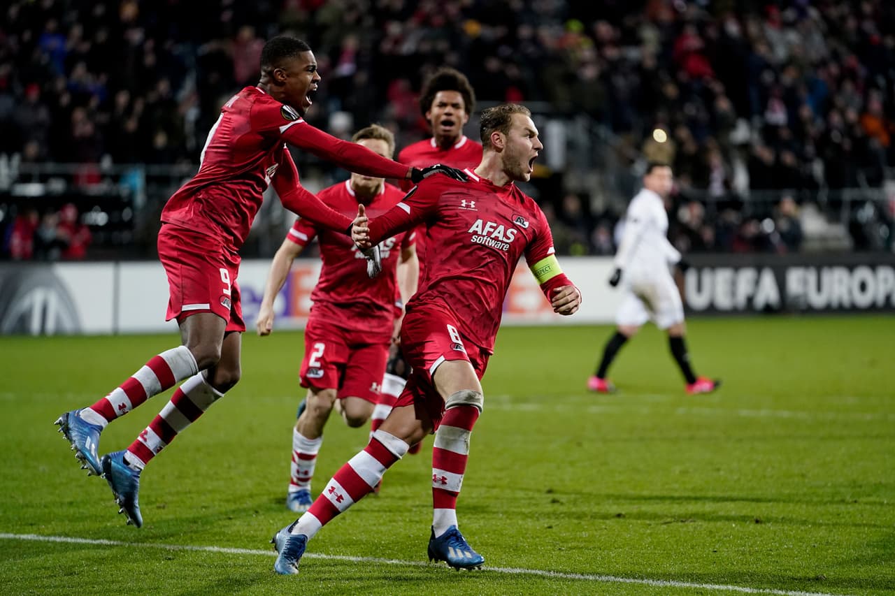 Teun Koopmeiners salvó al AZ Alkmaar de una derrota en casa ante LASK.