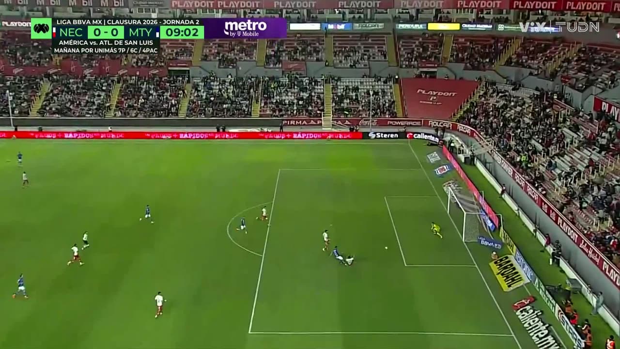 Necaxa vs. Monterrey - Resumen del partido