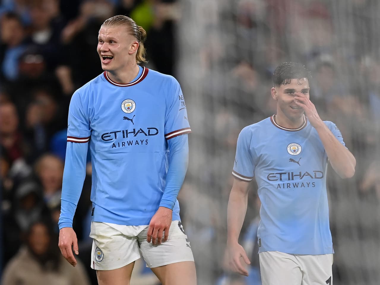 Erling Haaland es visto en Barcelona un día antes de enfrentar al Liverpool