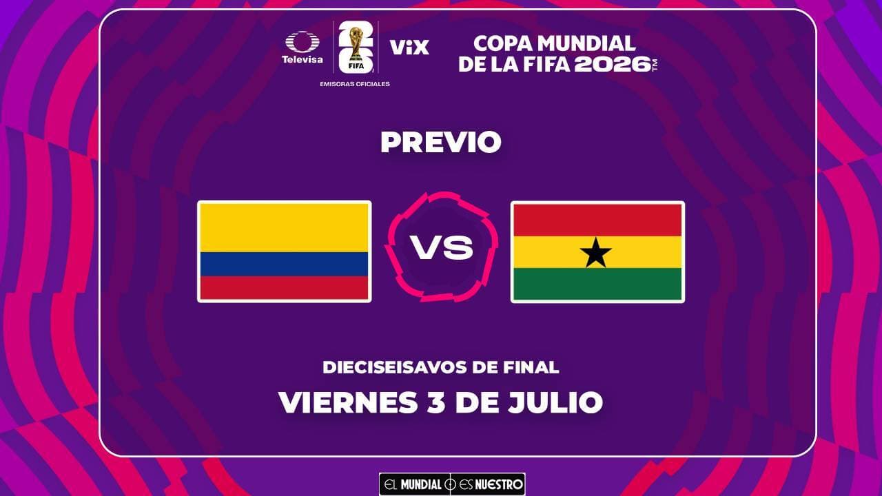 A qué hora y dónde ver el partido Colombia vs. Ghana del Mundial 2026