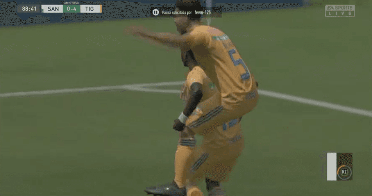 Gran actuación de Francisco Venegas otorga primer triunfo a Tigres en eLiga MX ante el poderoso Santos que no metió ni las manos.