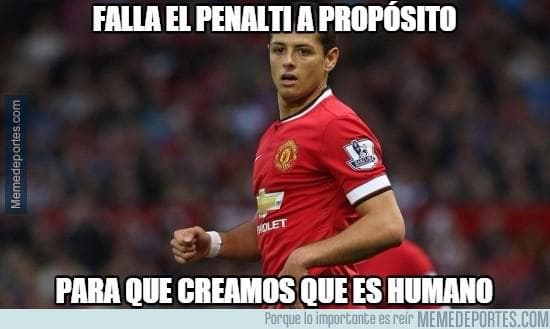 Los usuarios de Twitter y Facebook se burlaron de los errores de Javier 'Chicharito' Hernández con el Manchester United en el partido ante el Brujas rumbo a la Champions.