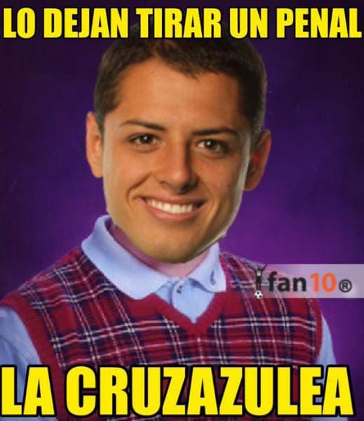Los usuarios de Twitter y Facebook se burlaron de los errores de Javier 'Chicharito' Hernández con el Manchester United en el partido ante el Brujas rumbo a la Champions.