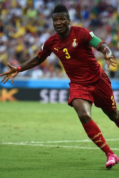 El capitán de la selecicón de Ghana se contagió de malaría.