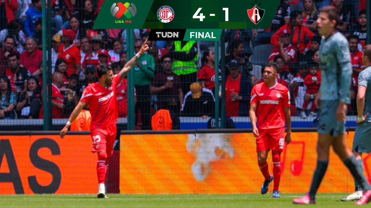 Toluca golea al Atlas y asume el liderato del Clausura 2024