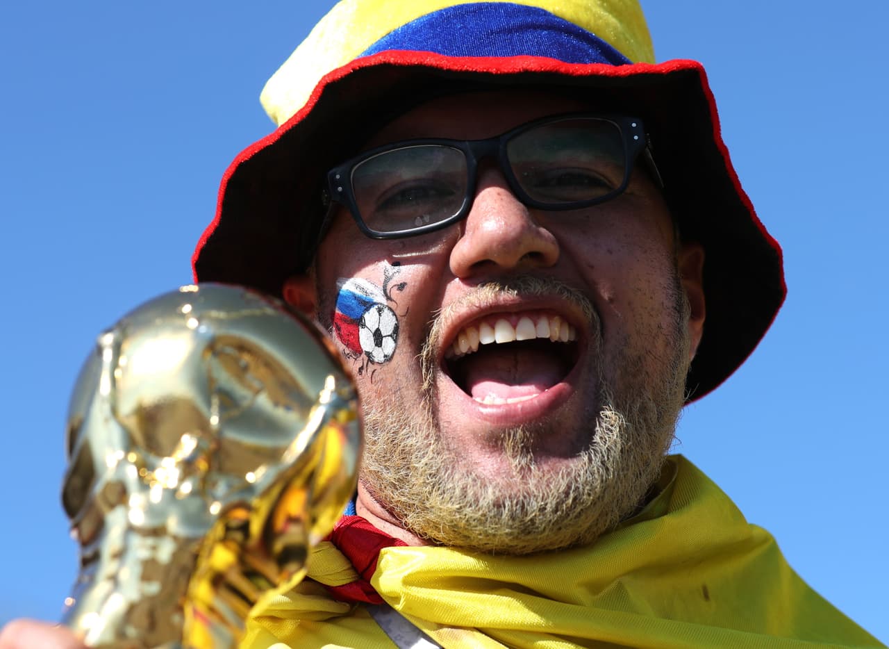 La alegría y el colorido encendió la fiesta del duelo de Colombia y Senegal, partido definitivo en la clasificación a octavos de finl por el grupo H del Mundial de Rusia 2018.